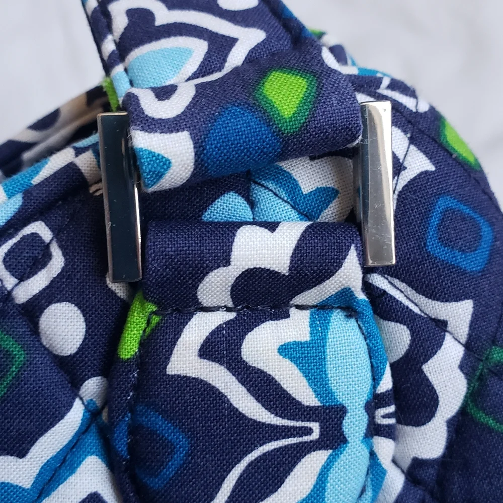 NWT Vera Bradley Emily Satchel in Ink Blue - Picture 6 of 7